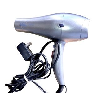 ION Iconic Conditioning Hair Dryer Moisture Solutions with Tourmaline - Silver